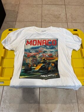 McLaren Monaco Graphic Short Sleeve Tee - White